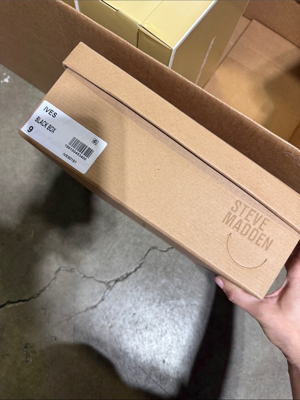 Steve Madden IVES BLACK HEELS NEW IN BOX